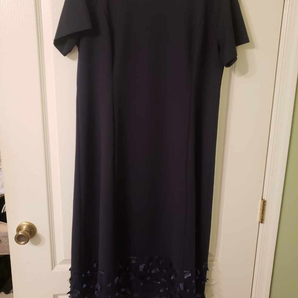 Navy butterfly dress